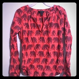 J Crew Elephant tunic